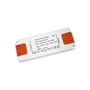 Switching Power Supply Indoor Ultra Slim Size 12v 1.25a 15 Watt Led Driver