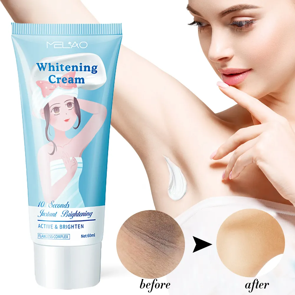 Groothandel Snel Effect Donkere Vlek Privé-Onderdelen Bleken Oksel Whitening Okselcrème Crème Lotion Voor Vrouwen Body Whitening