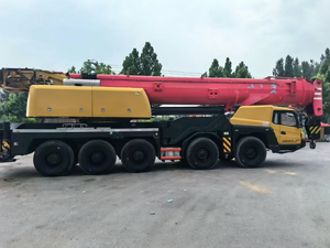 Grue tout-terrain 100 tonnes d'occasion, flèche <span class=keywords><strong>à</strong></span> 7 sections, élévateur mobile robuste, extension de treillis, machinerie pour l'énergie éolienne - Product Image 4