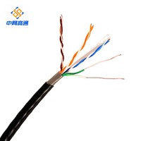 Câble Ethernet Gaotong Cat 5e UTP non blindé, paire torsadée, isolation en PVC, conducteurs en cuivre sans oxygène, vitesse fiable de 100 Mbps