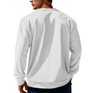 Sudadera Casual para Hombre con Logotipo Personalizado Bordado de Alta Calidad, Cuello Redondo, Hombros Caídos, Sudadera Holgada con Capucha - Product Image 3