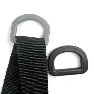 <strong>Plastic</strong> D-<strong>Ring</strong> Quality Black D <strong>Rings</strong> <strong>Loop</strong> for Belts Bags Purse Handle Craft Street Style - Product Image 1