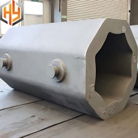 Composant moulé sur mesure pour l'industrie de la fabrication d'ingots, traitement professionnel en fonderie, moule métallurgique de grande taille pour lingots