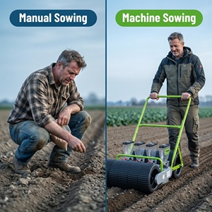 Semoir manuel à pignon pour une productivité élevée, idéal pour le maïs, les pommes de terre et les légumes, avec fonction de semis pour usage agricole - Product Image 4