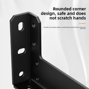 Suspended TV Cabinet Heavy-Duty Bracket Desk Support Frame Wall-Mounted <strong>Floating</strong> <strong>Shelf</strong> Hanging Cabinet <strong>Fixed</strong> Furniture Metal - Product Image 3