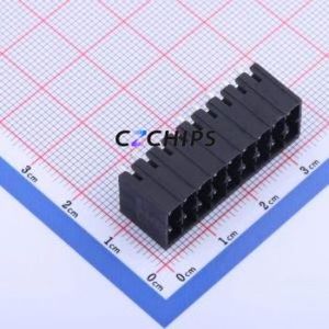 KF2EDGSV-3.5-2*9P Plug-in Terminal Block Through hole,P=3.5mm Connector Board-to-Board / Socket - Closed 2x9P 3.5mm Black - Product Image 1