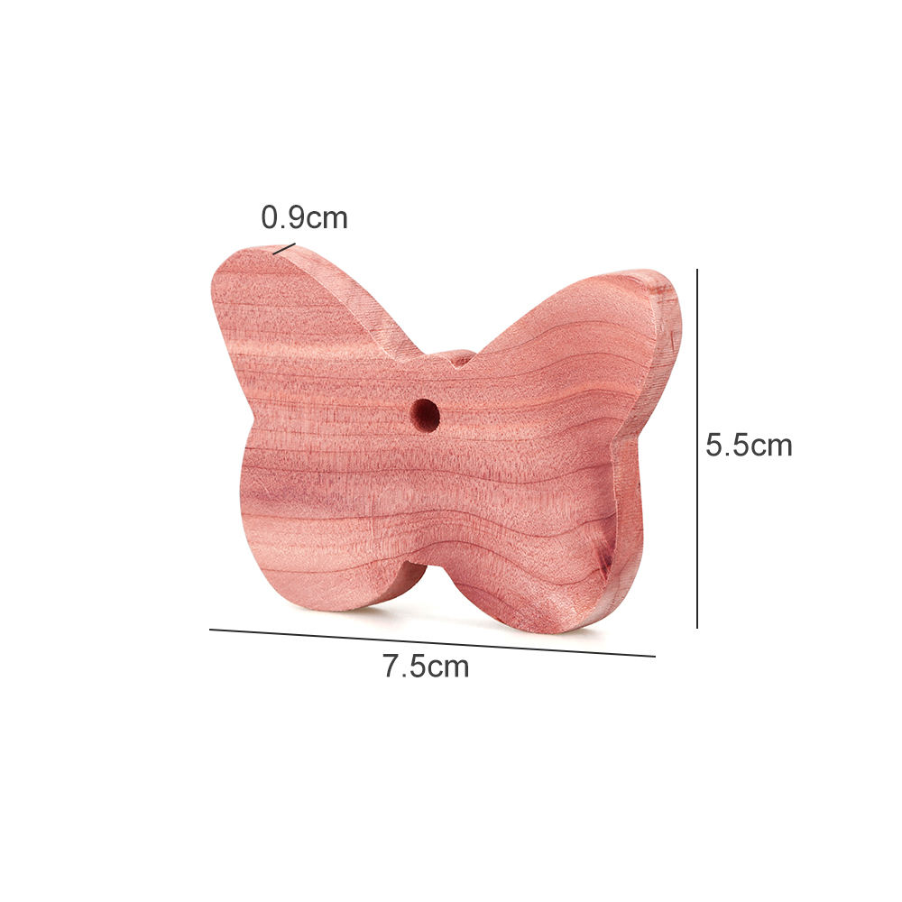 Cedar butterfly shape blocks