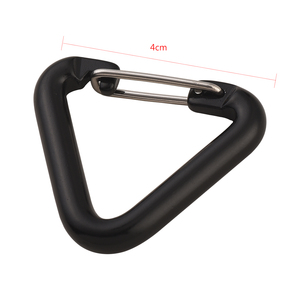 Biểu tượng tùy chỉnh Carabiner <span class=keywords><strong>Keychain</strong></span> nhôm tam giác hình kim loại cá nhân & khuyến mại móc khóa & Carabiners - Product Image 5