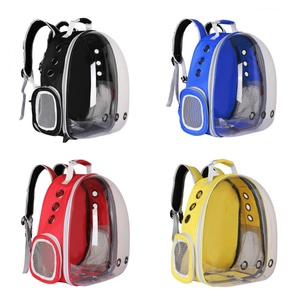 Nouveau Style multicolore pour animaux de compagnie porte sac pour animaux de compagnie Transparent de haute qualité <span class=keywords><strong>voyage</strong></span> espace Capsule <span class=keywords><strong>chat</strong></span> sac respirant grande capacité sac à dos - Product Image 6