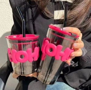 Gobelet à eau en verre Capibala, dessin animé mignon, avec paille, grande capacité, isolation thermique et réutilisable pour la rentrée scolaire - Product Image 4