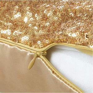 Glitter <strong>Sequins</strong> <strong>Cushion</strong> Cover Solid Color Throw Pillow Case Cafe Home Decor Covers Decorative Wholesale Bulk Customized 45x45 - Product Image 2