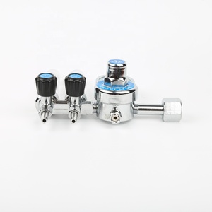 全黄铜阀体双流量计氩气调节器 - Product Image 2