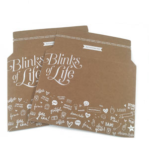 Sac de livraison de sous-vêtements <span class=keywords><strong>A4</strong></span> Non pliables, enveloppes de courrier rigides, personnalisés en carton, avec fenêtre - Product Image 3