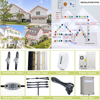 Fabricant chinois de lumières de Noël 20 mm 30 mm 12 V 24 V, étanches pour l'extérieur, UCS2904 5050, éclairage ponctuel LED, décoration de la maison