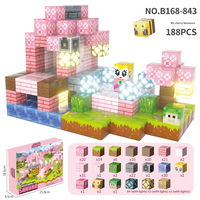 Blocs de construction éducatifs en plastique magnétique DIY, jouets certifiés CCC, matériaux écologiques, pour garçons, développement de bâtiments modernes