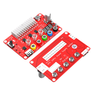 Carte de distribution d'alimentation ATX 24 broches avec interrupteurs tactiles, sortie de tension réglable 12V/5V/3.3V, affichage numérique de la tension USB 2.0, en stock - Product Image 4