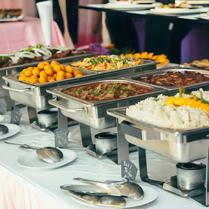 Hotelrestaurantpartyweddingchafing piatto piatto piatto piatto Buffet setsteelalcohol - Product Image 3