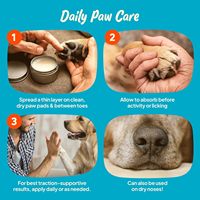 Baume pour pattes de chien sous marque privée – Protège les coussinets, hydratant et apaisant, sans danger pour la léchage – Cire pour pattes d'animaux, pour chiens et chats, entièrement naturel