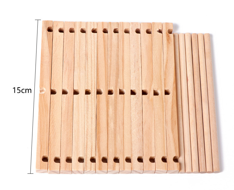 Kit Costruzione Ponte Di Leonardo Da Vinci In Legno - Gioco Educativo Fai Da Te Per Bambini