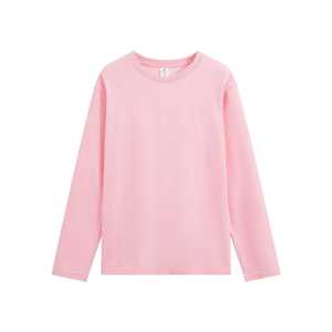 เสื้อยืดแขนยาวผ้าฝ้าย 100% สีพื้น สไตล์ลำลอง สำหรับผู้หญิงและผู้ชาย ยอดนิยม ขายดี ฤดูใบไม้ผลิ ฤดูใบไม้ร่วง ดูอ่อนเยาว์ - Product Image 4