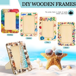 Picture Frame <b>Painting</b> Craft <b>Kit</b> DIY Wooden Photo Frames for Kids Craft and Decorate - Product Image 3