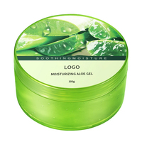 Gel d'aloe vera pur biologique en gros, hydratant pour le visage, apaisant, éclaircissant, écran solaire 300g, tous types de peau