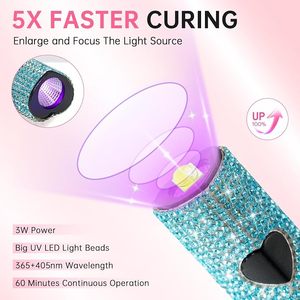 Lampe UV pour ongles en gel, lampe UV portable pour ongles, lampe LED portable pour ongles, mini sèche-ongles, lampe UV USB pour un séchage rapide - Product Image 3