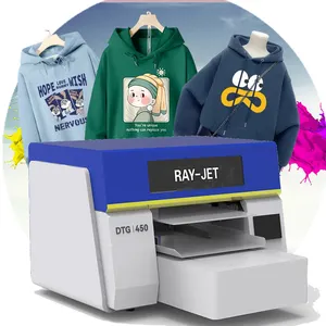 DTG Printer langsung ke T-shirt mesin cetak kualitas tinggi profesional 40*50cm Printer Inkjet Digital disediakan tinta pigmen