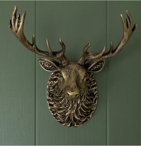 طلب كبير اليدوية العتيقة النحاس الزخرفية على شكل حيوان رأس الباب مقبض للبيع البرونزية سحب الباب - Product Image 5