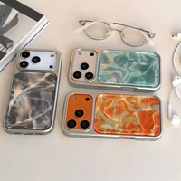 Toptan Sıcak Satış Yeni Su Dalgası Desenli Lüks Kadınlar İçin Trend TPU Darbeye Dayanıklı Telefon Kılıfı iPhone 17 16 15 Pro Max için