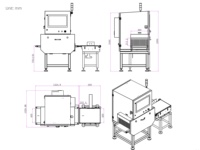 Machine à rayons X intelligente de haute précision pour l'inspection des emballages en aluminium dans l'industrie alimentaire.