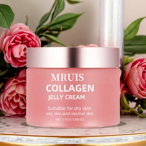Crème gelée au collagène pour tous types de peaux, lotion hydratante et éclaircissante pour le visage avec niacinamide, vitamine B3, ingrédients de squalane - Product Image 6