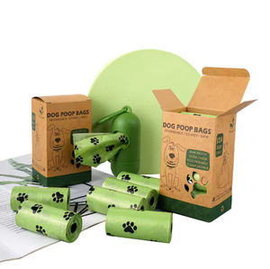 Güçlü Özel Logolu Biyobozunur Köpek Dışkısı Poşetleri, Evde Kullanım İçin İki Renkli Kompostlanabilir Atık Toplayıcı - Product Image 4