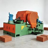 Máquina de Trituración de Arcilla con Rodillo Fino, Molino de Doble Rodillo Superfino, Extrusora al Vacío de Dos Etapas