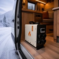 Chauffage au diesel FOYIN C49-2KW 12V/24V pour voitures/camions/camping-cars/fourgons, rénovation/amélioration, télécommande numérique LCD, garantie 1 an