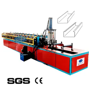 Randro 2x4 C Channel Steel Roll Forming Machine Full Auto C U Profile Stud And Track Steel Drywall Purlin Making Machine