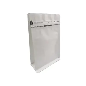 Laminated Plastic Quad Seal Bag for Pet Food Snack Coffee Bean Storage custom plastic manufacturer