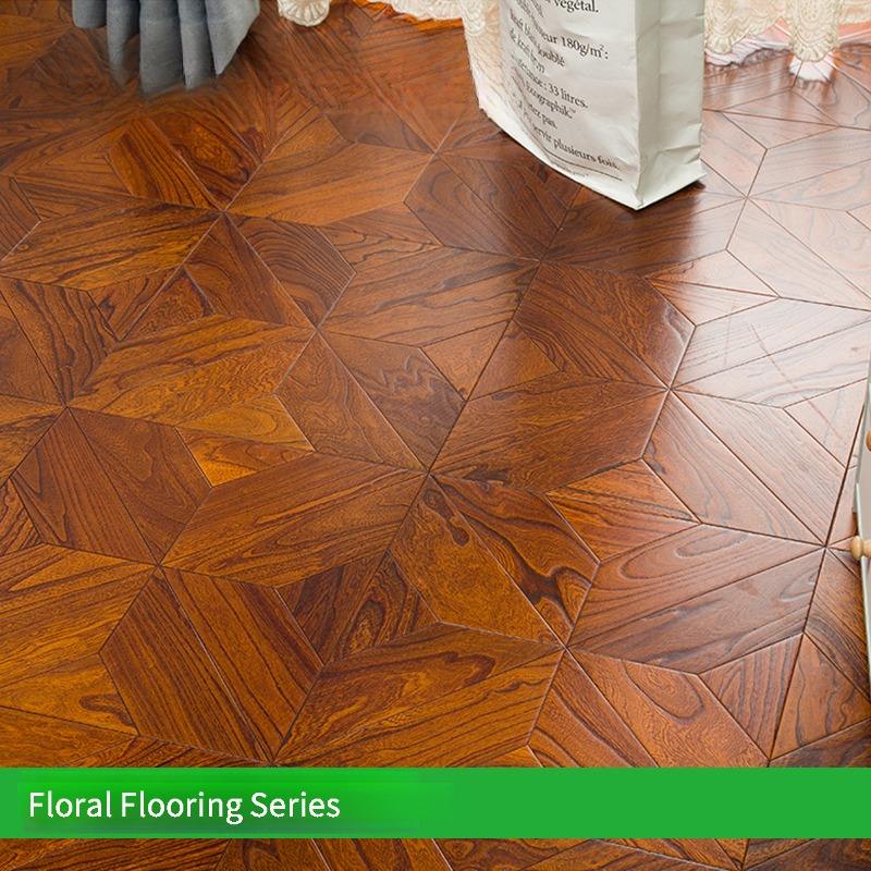 Elm brown mosaic flooring 7608 450 * 450 * 15; 1㎡