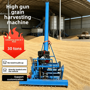 Collecteur automatique de grains routiers - Dispositif de nettoyage du sol - Haute efficacité - Capacité de 13-15 tonnes/heure - Moteur diesel/essence - Utilisation agricole - Product Image 4
