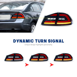 HCMOTIONZ Luces traseras para <span class=keywords><strong>Honda</strong></span> <span class=keywords><strong>Civic</strong></span> <span class=keywords><strong>Sedan</strong></span>/<span class=keywords><strong>Type</strong></span> <span class=keywords><strong>R</strong></span> 2006-2011 8th gen FD2 FD3 Start UP Animation DRL LED Rear Lamps - Product Image 4