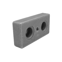Alu moulé sous pression. Services de précision traitement CNC pièces de machines connecteurs d'extrémité de fabrication de tôle personnalisés