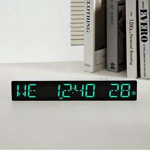 Réveil intelligent à LED personnalisé, multifonctionnel, avec Bluetooth, <span class=keywords><strong>horloge</strong></span> numérique de bureau intelligente pour la maison - Product Image 2