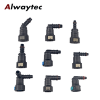 Conector de Manguera de Combustible de 9.89mm 1/4\", Conector de Manguera de Combustible, Adaptadores de Conexión de Tubería de Aceite, Conector Rápido de Línea de Combustible de 3/8\" para Inyector de Combustible