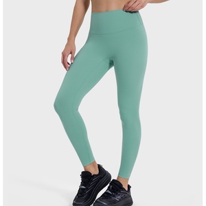 กางเกงโยคะเอวสูงขายส่ง สำหรับออกกำลังกาย ยืดเหยียด ฟิตเนส กระชับสัดส่วน ควบคุมหน้าท้อง กางเกงเลกกิ้งโยคะสำหรับผู้หญิง - Product Image 4