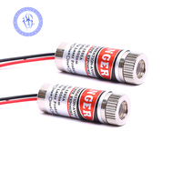 DC 3-5V 650nm 5mW Red Point Dot Line Cross Laser Module Focusable Adjustable Beam Laser Head