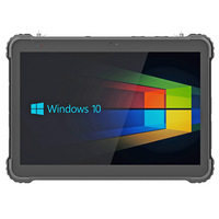 Tablet PC Robusta de 12.6'' con CPU I5-10210Y, Sistema Operativo Windows, 16GB+128GB, Puerto RJ45/RS232, Wifi6, Pantalla de 550cd/m2, Soporte para Vehículo, PC Industrial