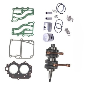 Kit de joints de culasse, vilebrequin et segments de piston Yamaha 63V-11400-00 pour moteurs hors-bord à essence de 9,9 à 15 CV - Product Image 3