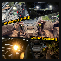 For New Raptor F150 Tundra Ram Tyrannosaurus Ranger Pickup Truck Rear Bed Expansion Rack Baja S1 Auxiliary Lighting