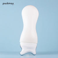 Tube de massage Gua Sha 120g avec bouchon à vis, emballage PE vide pour gel sculptant le corps et crème raffermissante pour les jambes, tube cosmétique à presser
