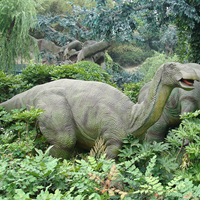 Modèles animatroniques de dinosaures réalistes personnalisés pour centre de divertissement, gros équipement pour exposition